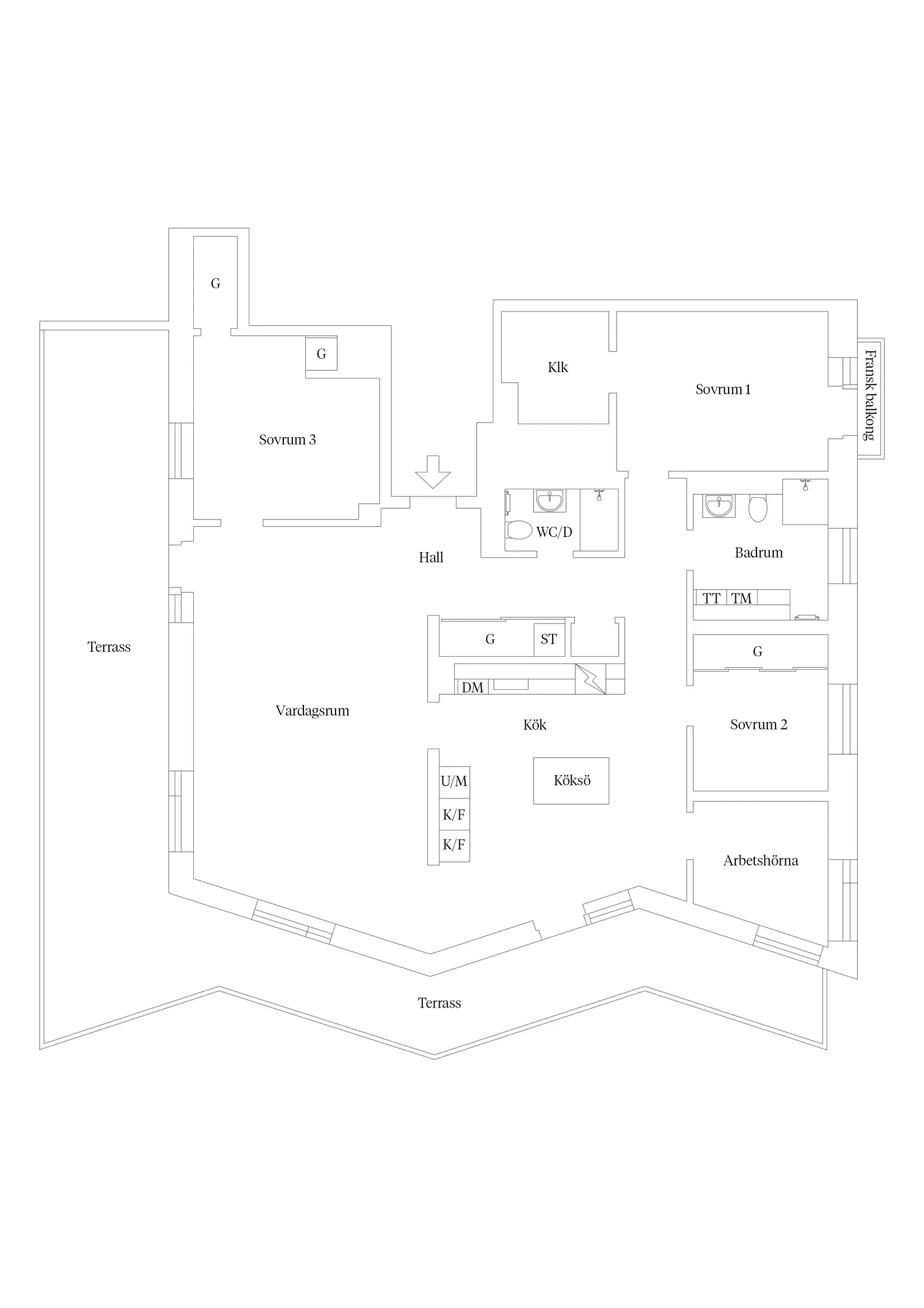 Bostadsrätt, Carlsgatan 35, City, Malmö