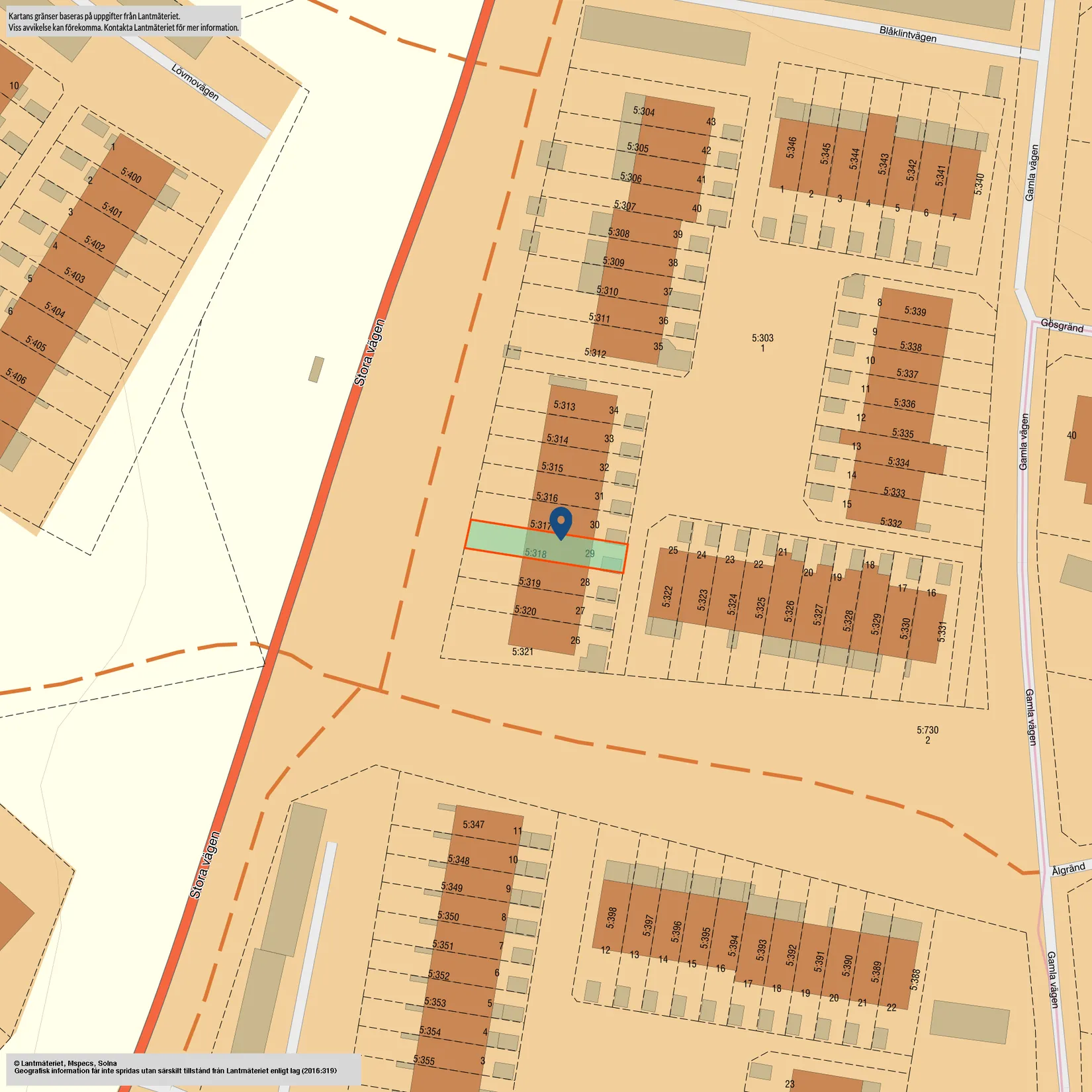 Radhus, Blåklintvägen 29, Bollstanäs, Upplands Väsby