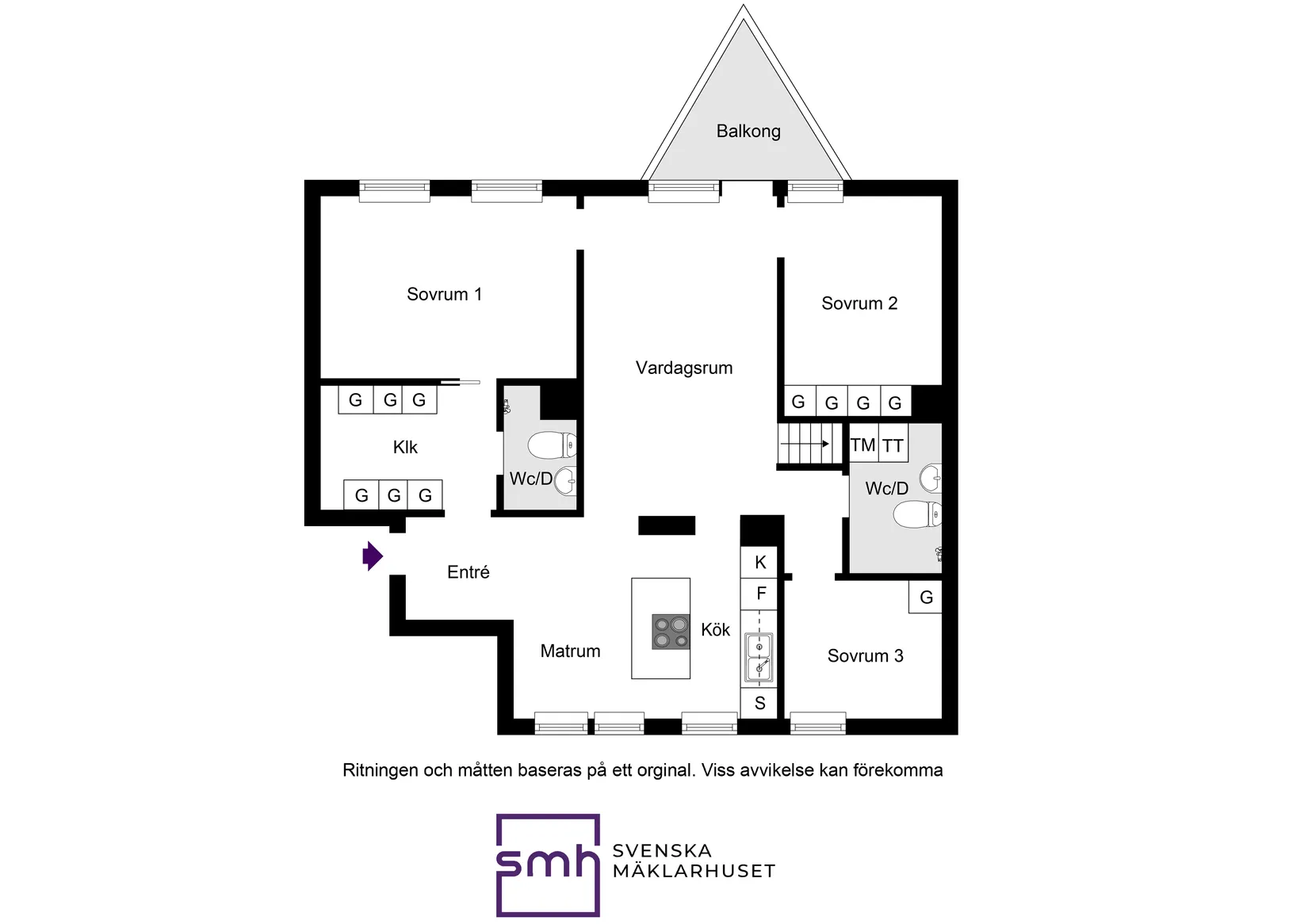 Bostadsrätt, Tappvägen 35, 5 tr., Bromma / Annedal, Stockholm