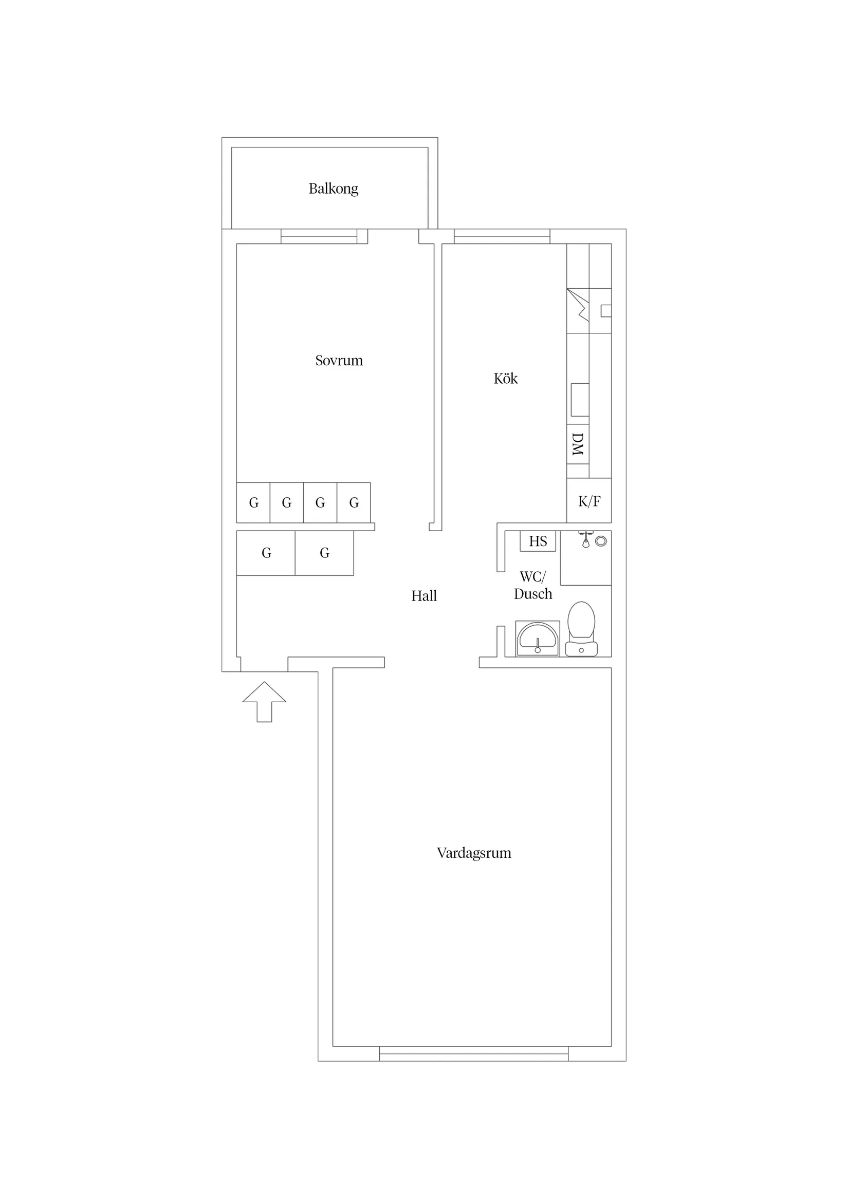 Bostadsrätt, Törnskärsgatan 2A, Fågelbacken, Malmö
