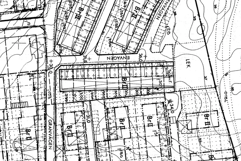 Radhus, Envägen 20, Centrala Väsby, Upplands Väsby