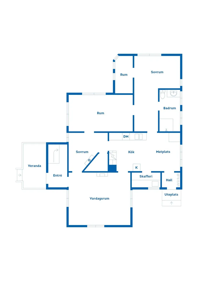 Villa, Kulltorp, Tidersrum, Kinda