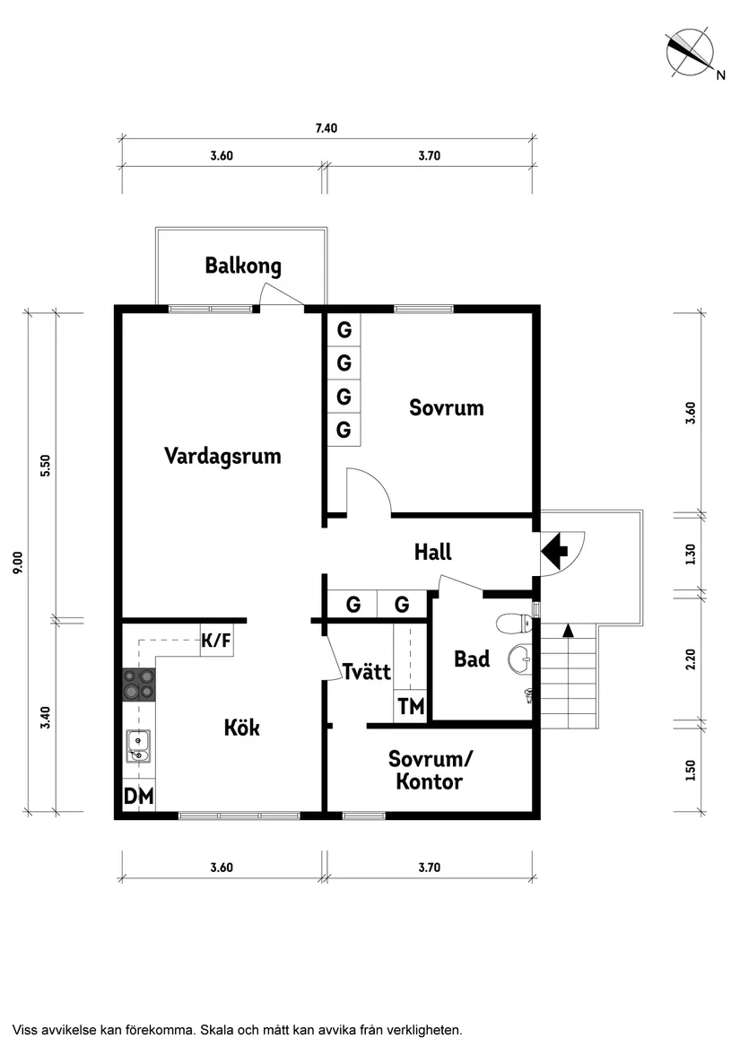 Bostadsrätt, Målvägen 53, Vallda, Kungsbacka