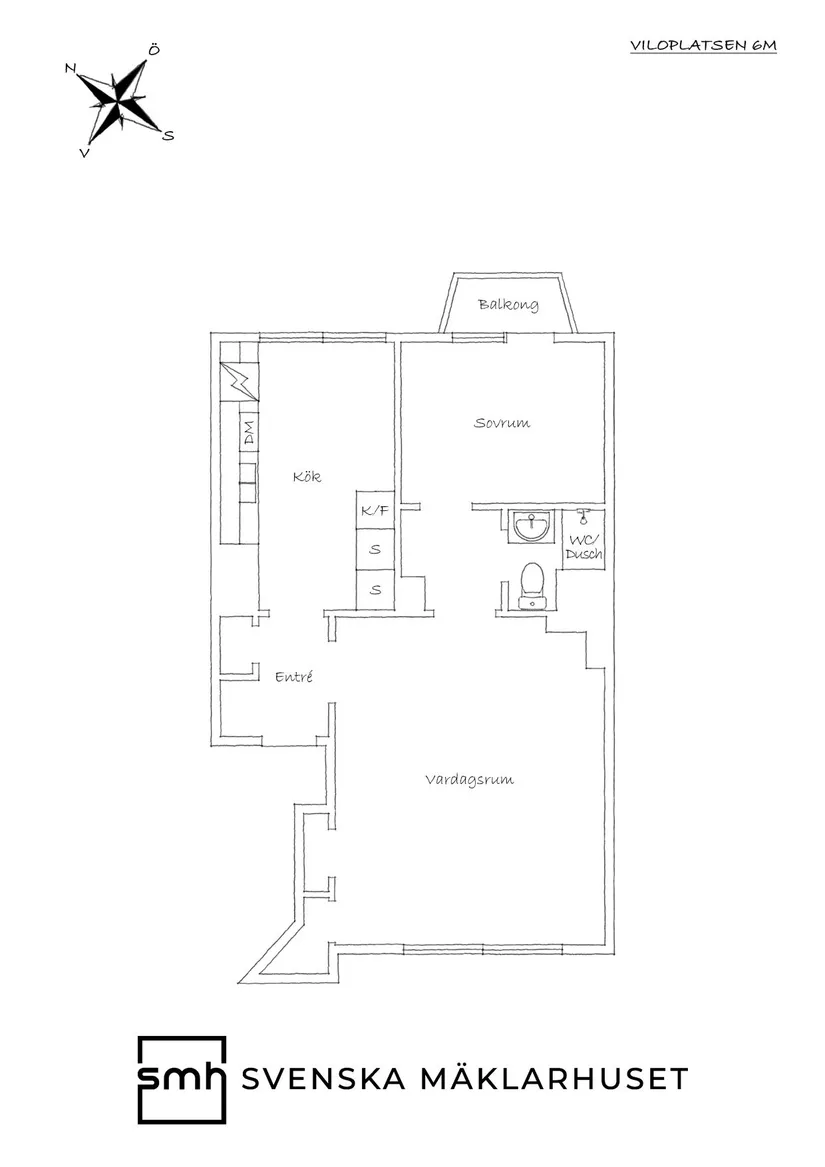 Bostadsrätt, Viloplatsen 6M, Bagaregården, Göteborg