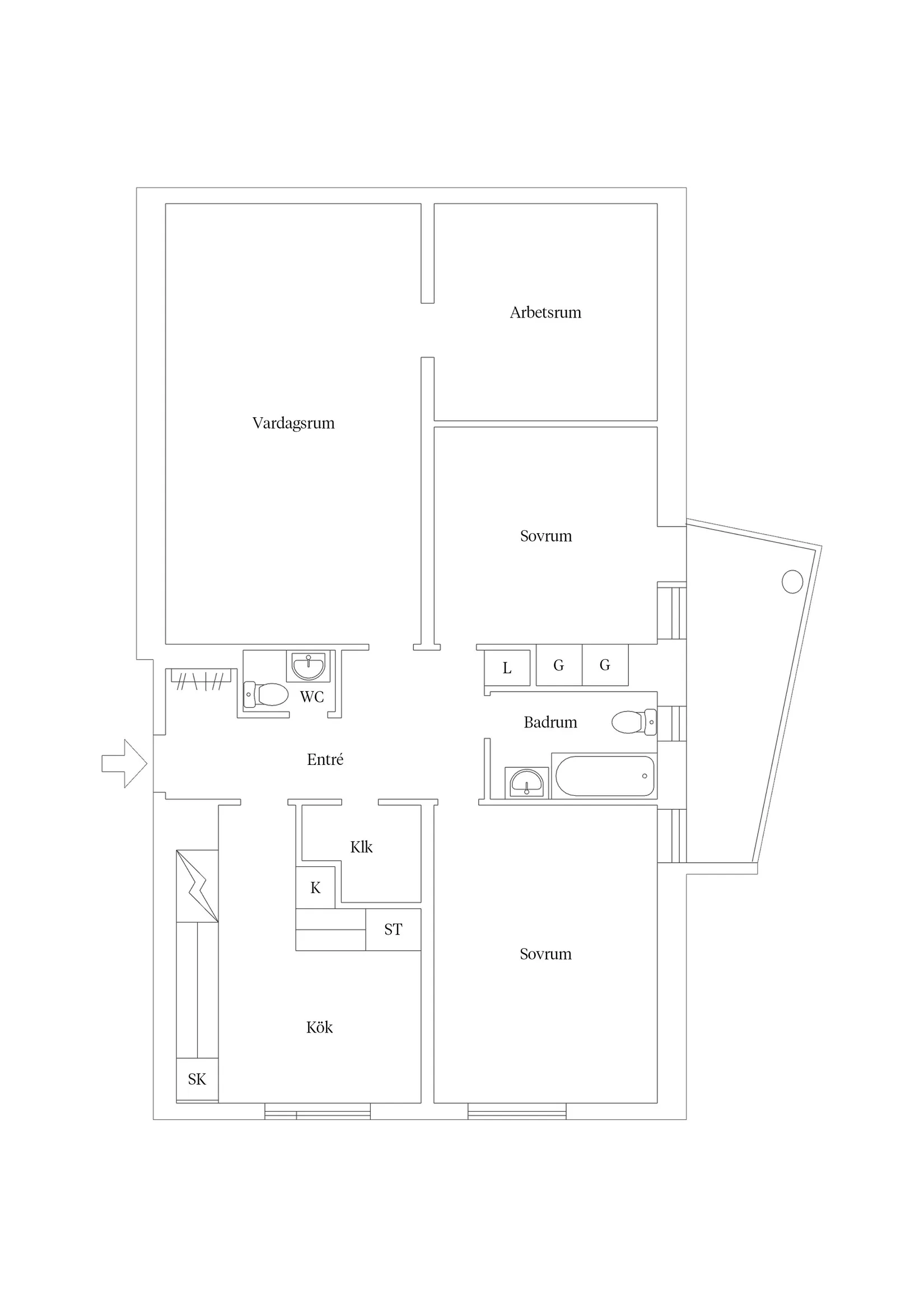 Bostadsrätt, Kulladalsgatan 10A, Kulladal, Malmö