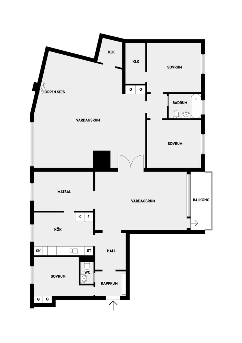 Bostadsrätt, Kryssarvägen 14, Näsbypark, Täby