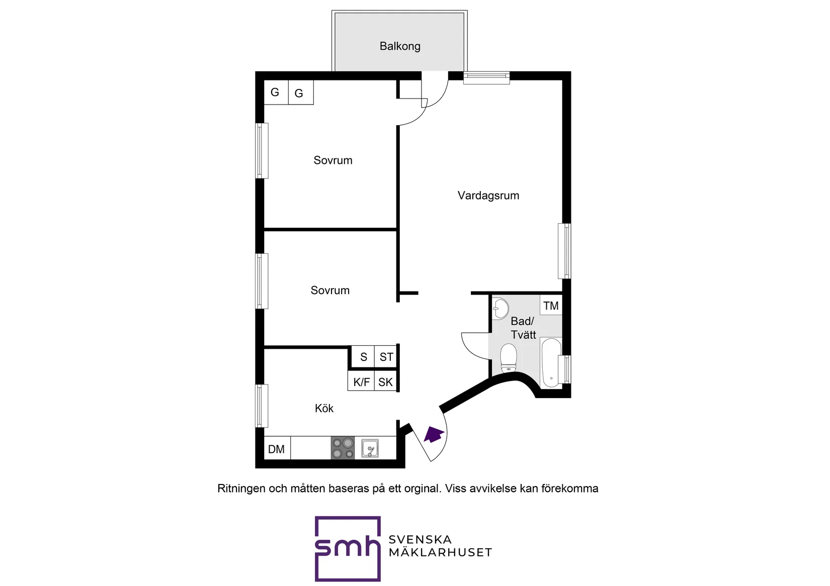 Bostadsrätt, Granbacken 2, Bromma / Johannesfred, Stockholm