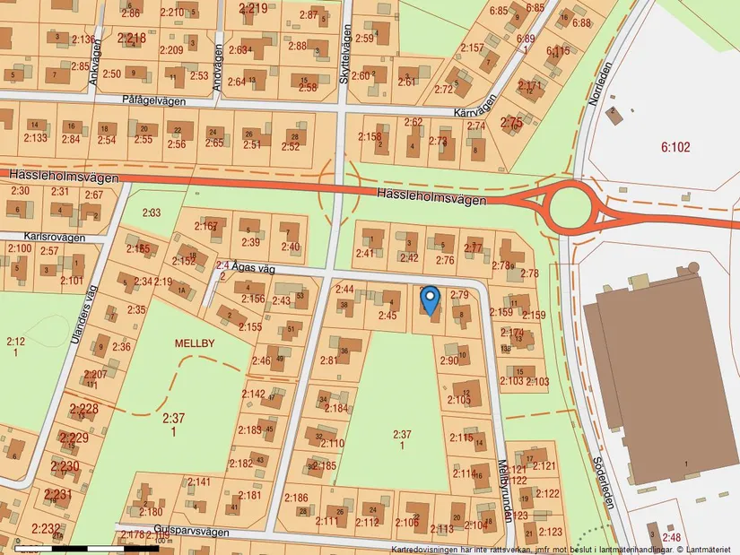 Villa, Mellbyrundan 6, Mellbystrand, Laholm