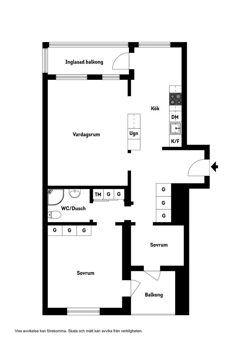 Bostadsrätt, Villagatan 63 A, Centralt, Örnsköldsvik