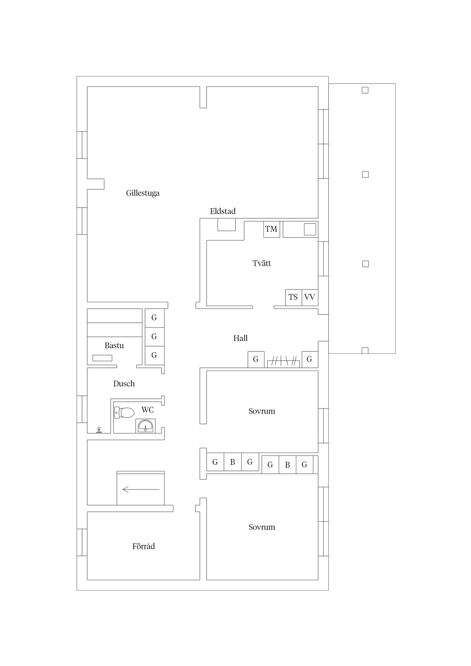 Villa, Norbyvägen 57A, Sommarro, Uppsala