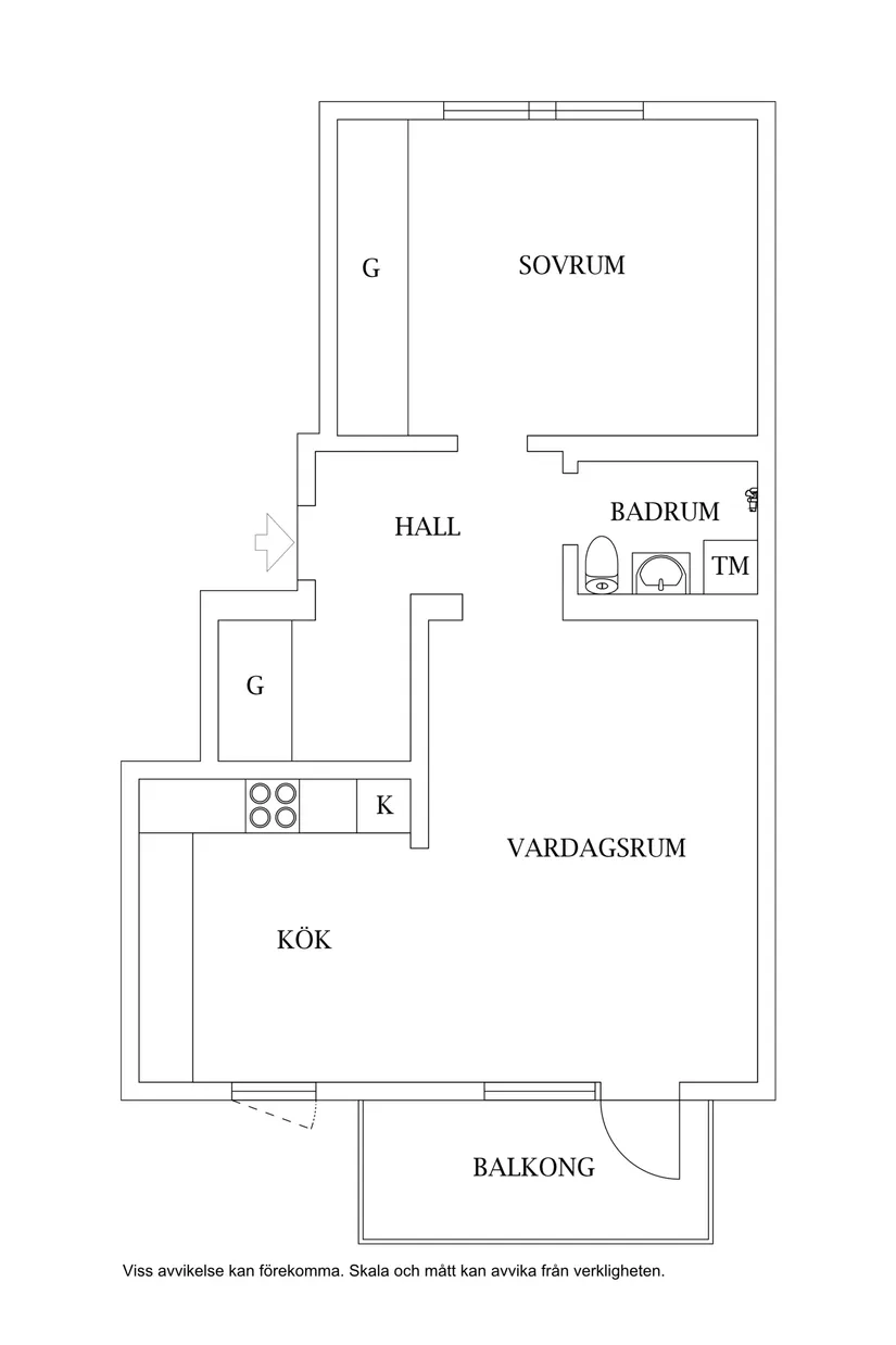 Bostadsrätt, Lindängsvägen 39B, Centrum, Ulricehamn