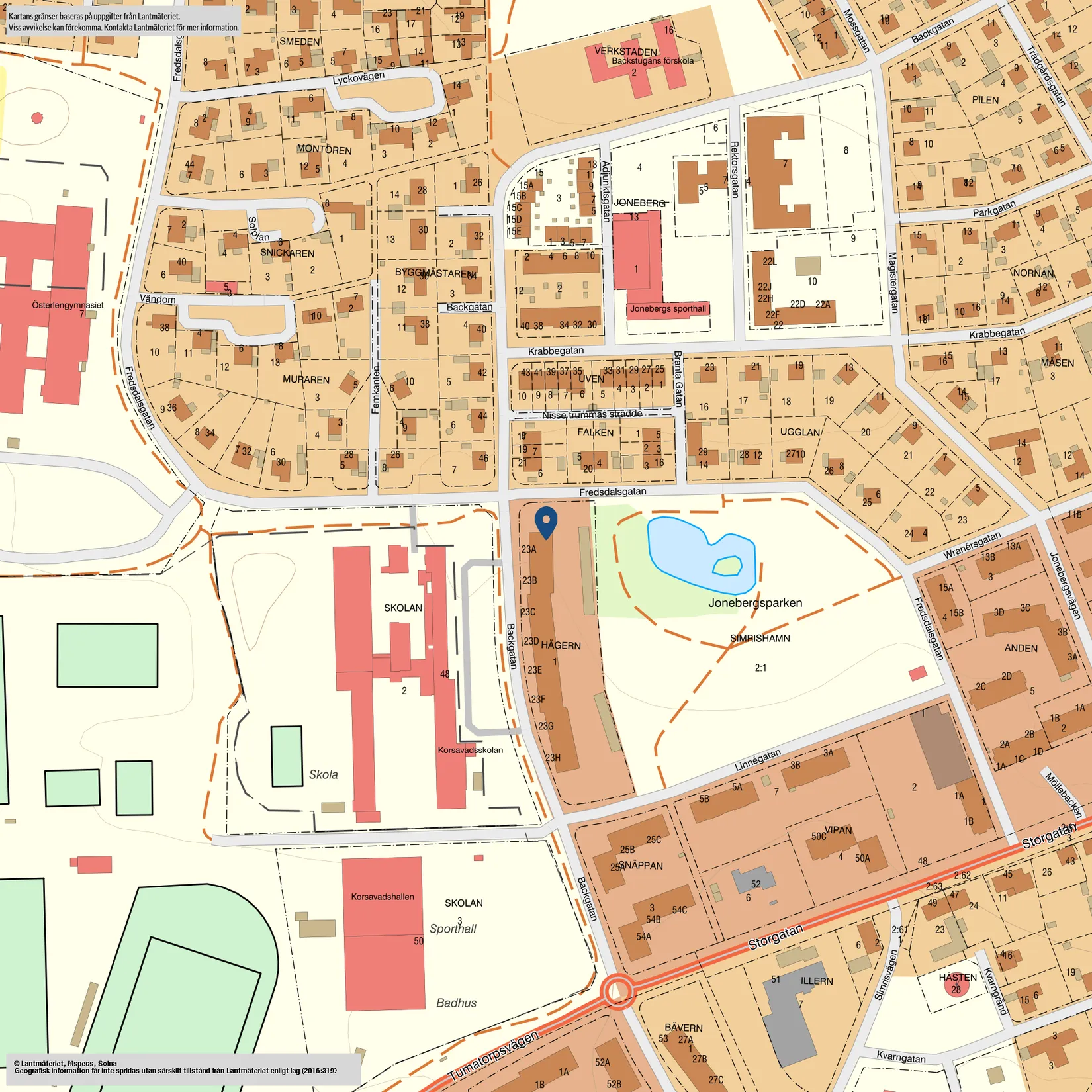 Bostadsrätt, Backgatan 23 A, Simrishamn