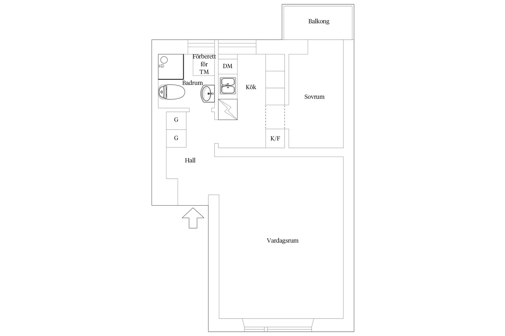 Bostadsrätt, Byggmästarvägen 5, Bromma - Abrahamsberg, Stockholm