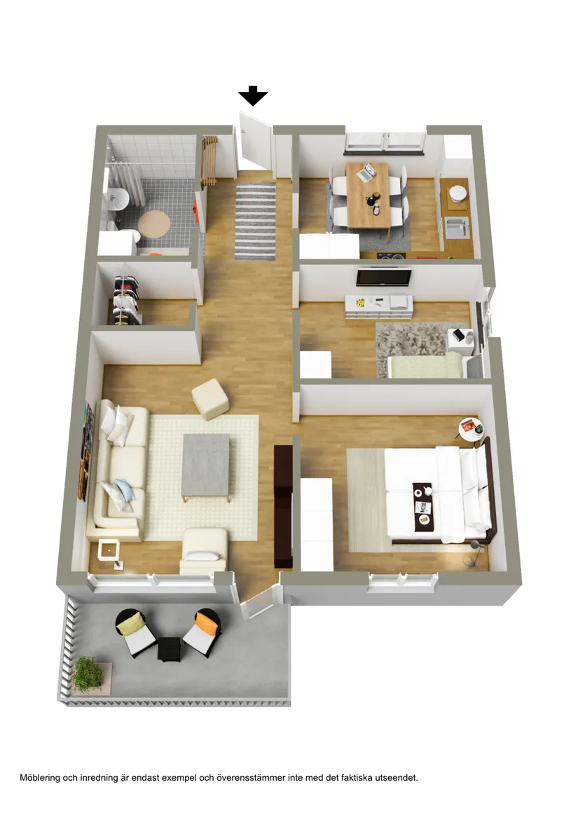 Bostadsrätt, Yrkesgatan  13, Skurholmen, Luleå