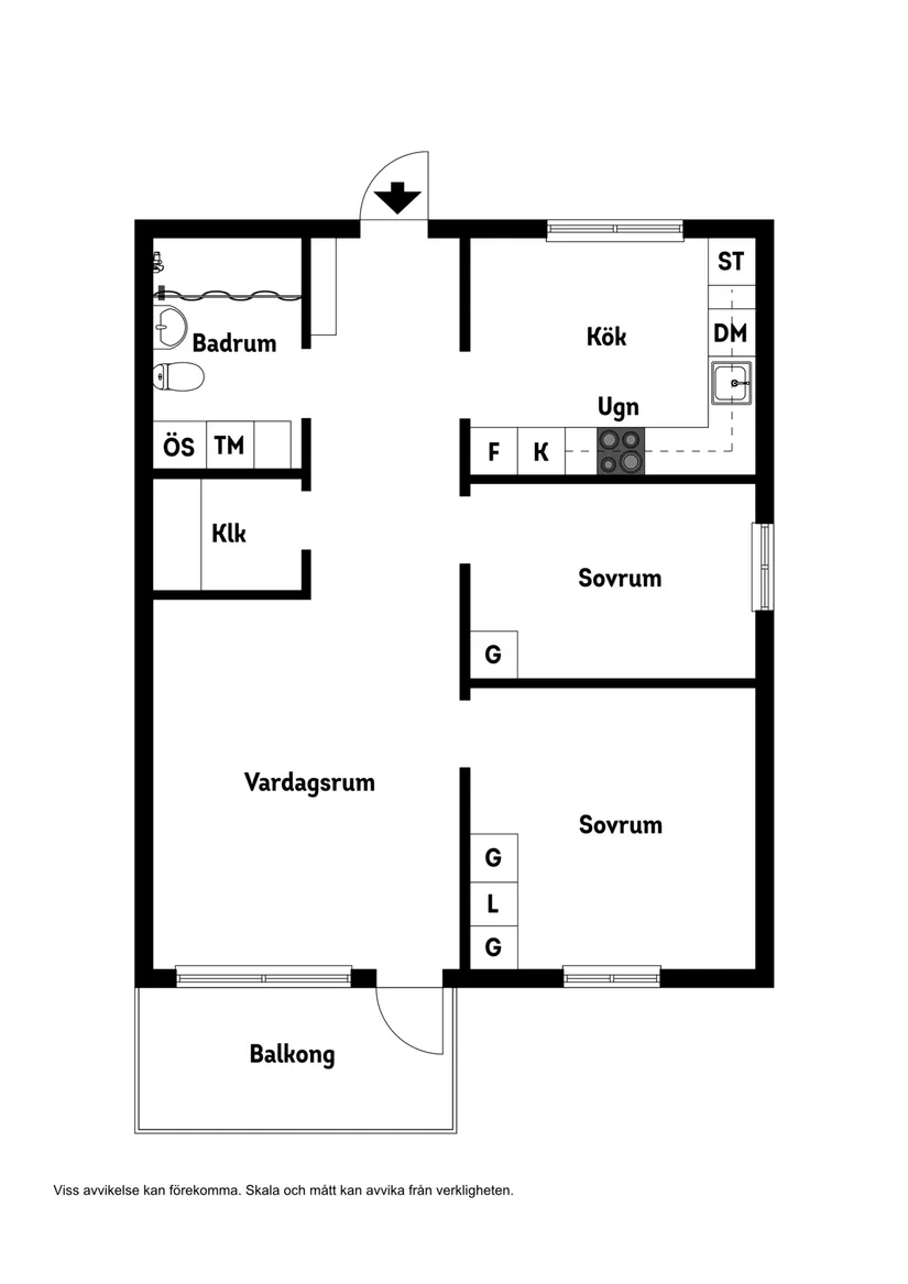 Bostadsrätt, Yrkesgatan  13, Skurholmen, Luleå