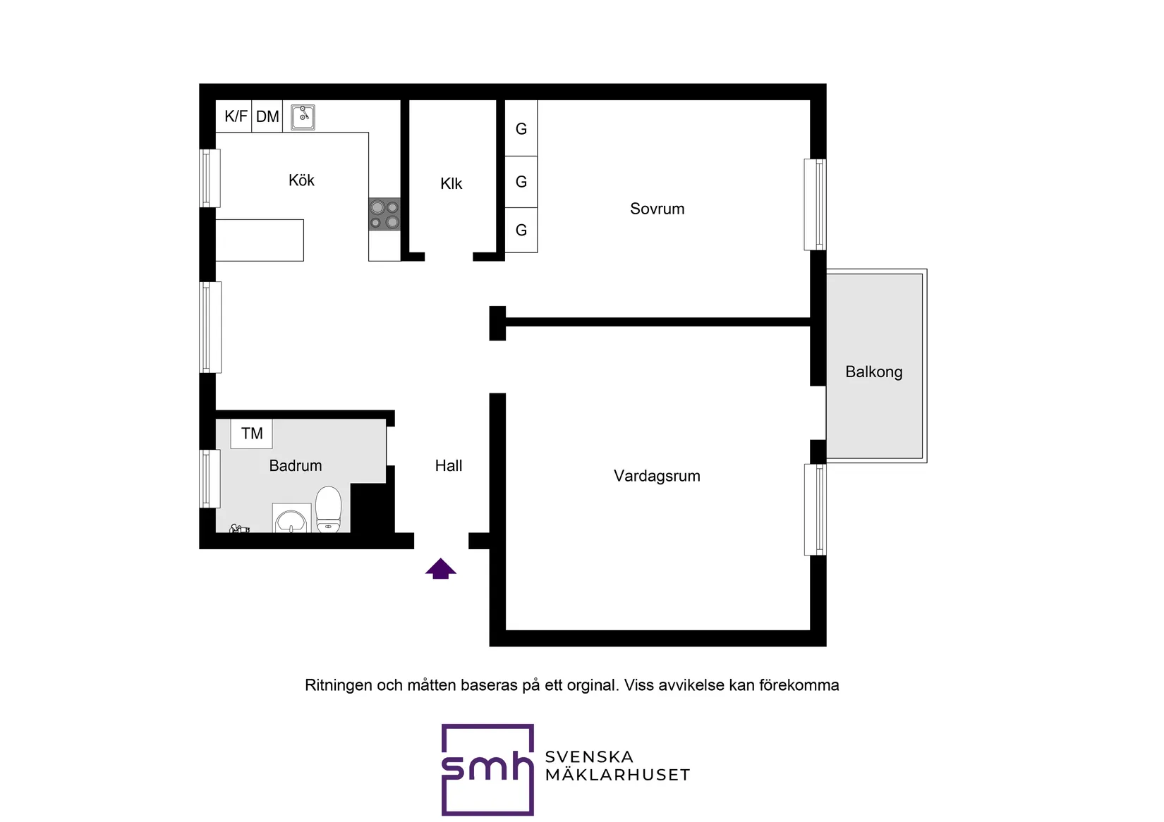 Bostadsrätt, Stramaljvägen 6 3tr, Bromma / Riksby, Stockholm