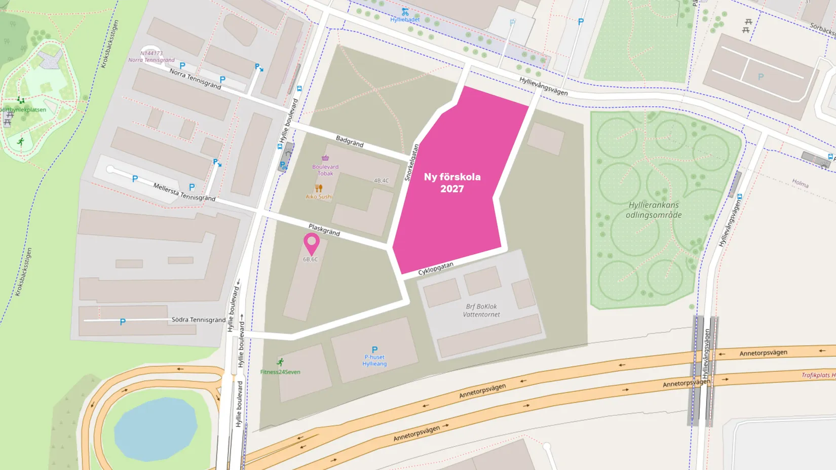 Bostadsrätt, Hyllie Boulevard 6B, Hyllie, Malmö