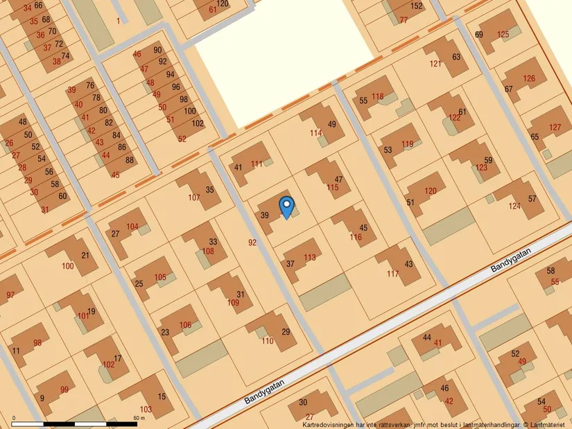 Villa, Bandygatan 39, Rönnby, Västerås