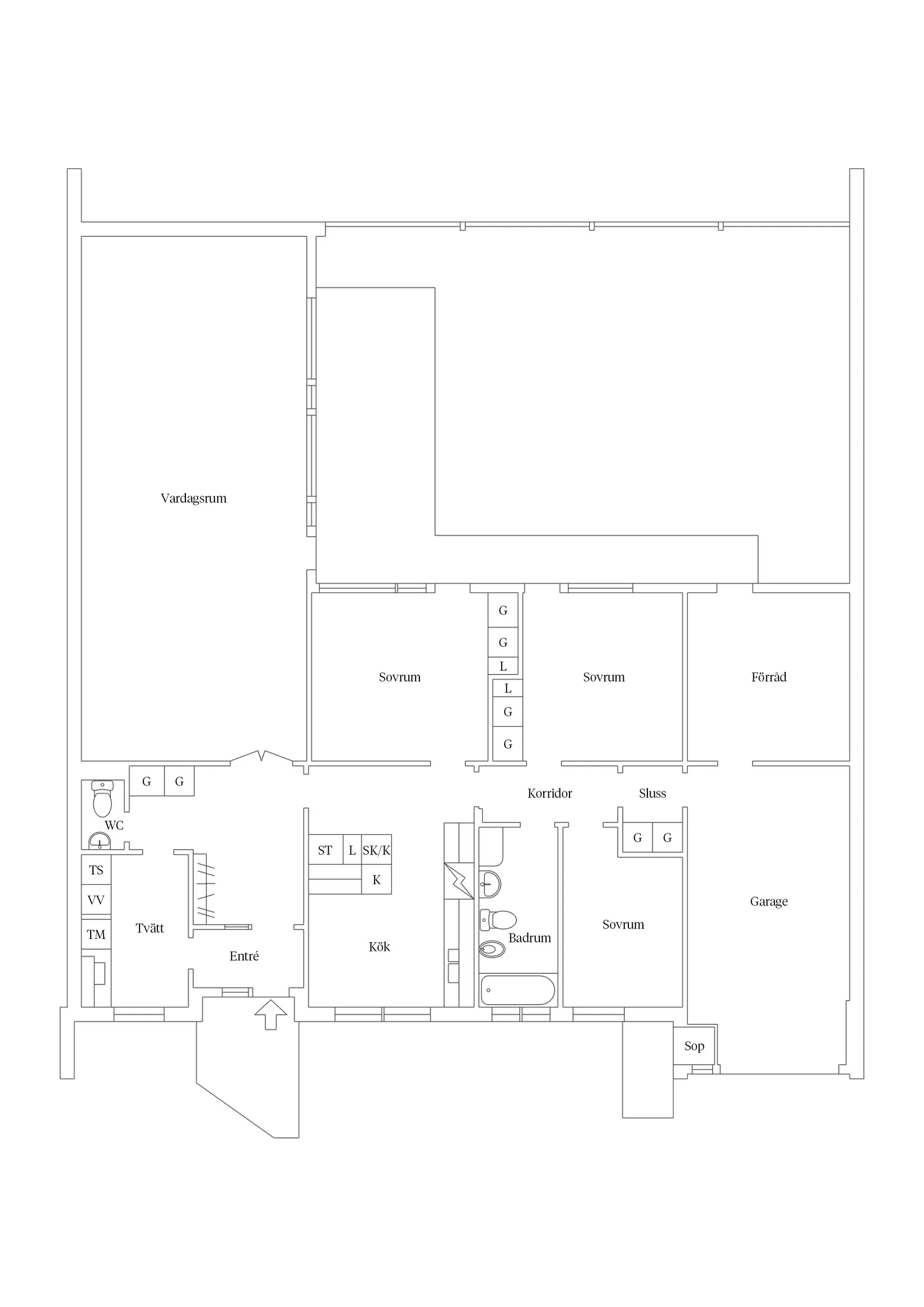 Villa, Radhus, Ensittarvägen 21, Djupadal, Malmö