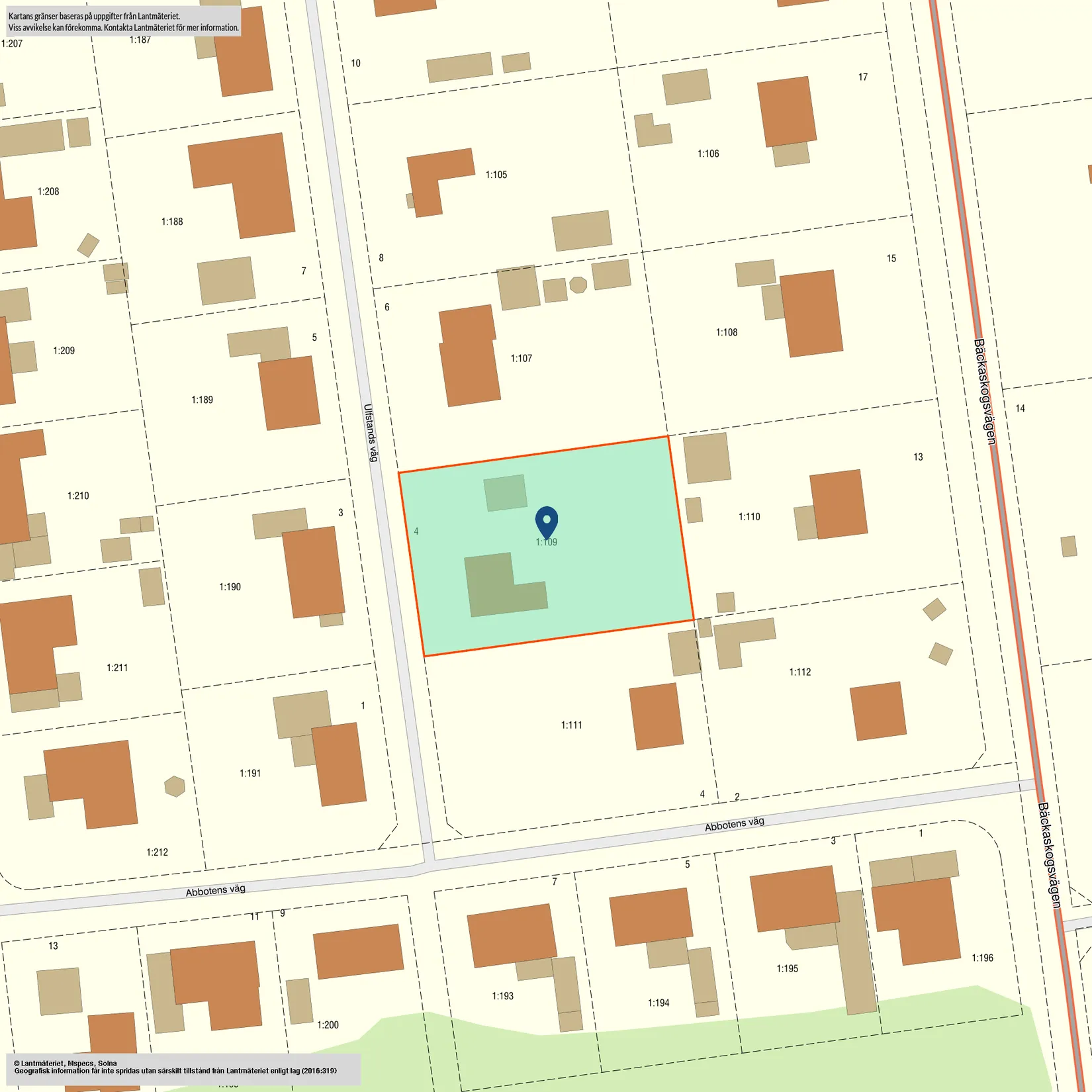 Villa, Ulfstands väg 4, Bäckaskog, Kristianstad