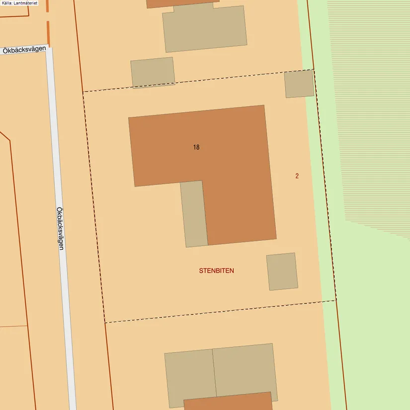 Villa, Ökbäcksvägen 18, Vindeln