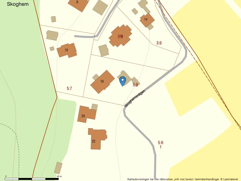 Villa, Skoghemsvägen 18, Ekerö