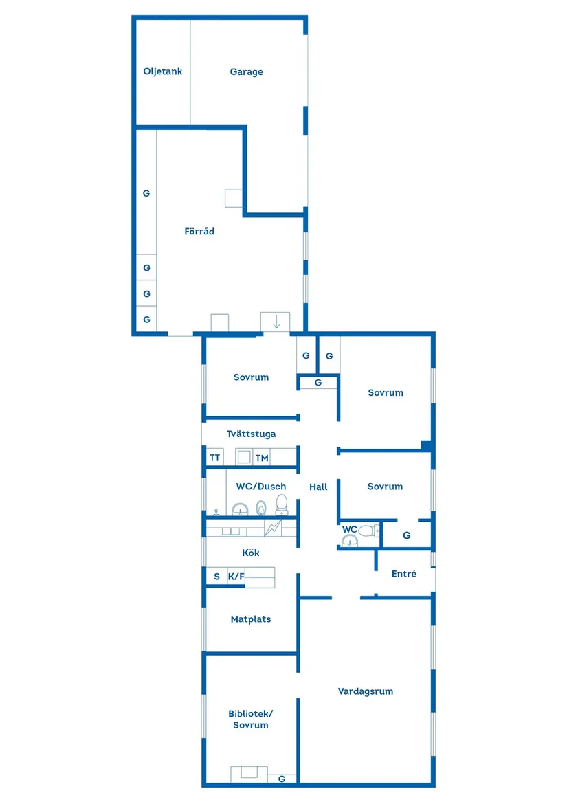 Villa, Grangatan 21, Tollarp, Kristianstad