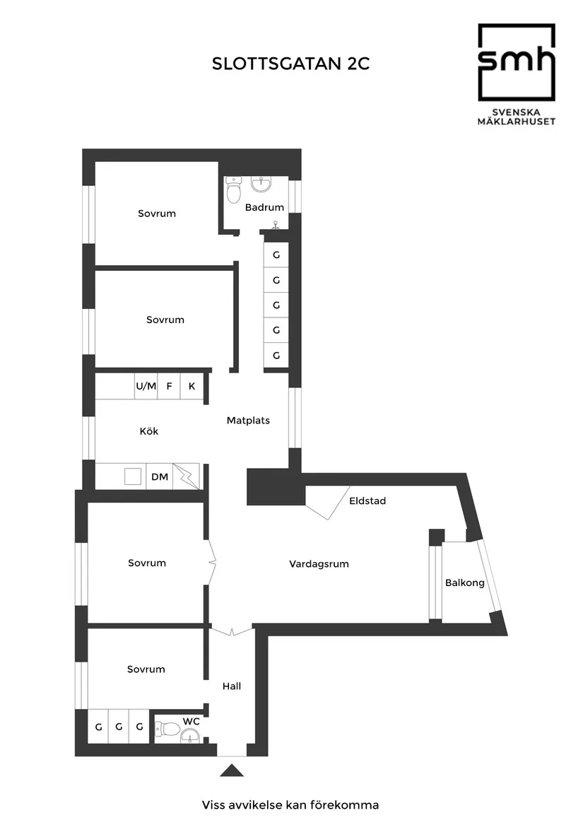 Bostadsrätt, Slottsgatan 2C, Centrum, Landskrona