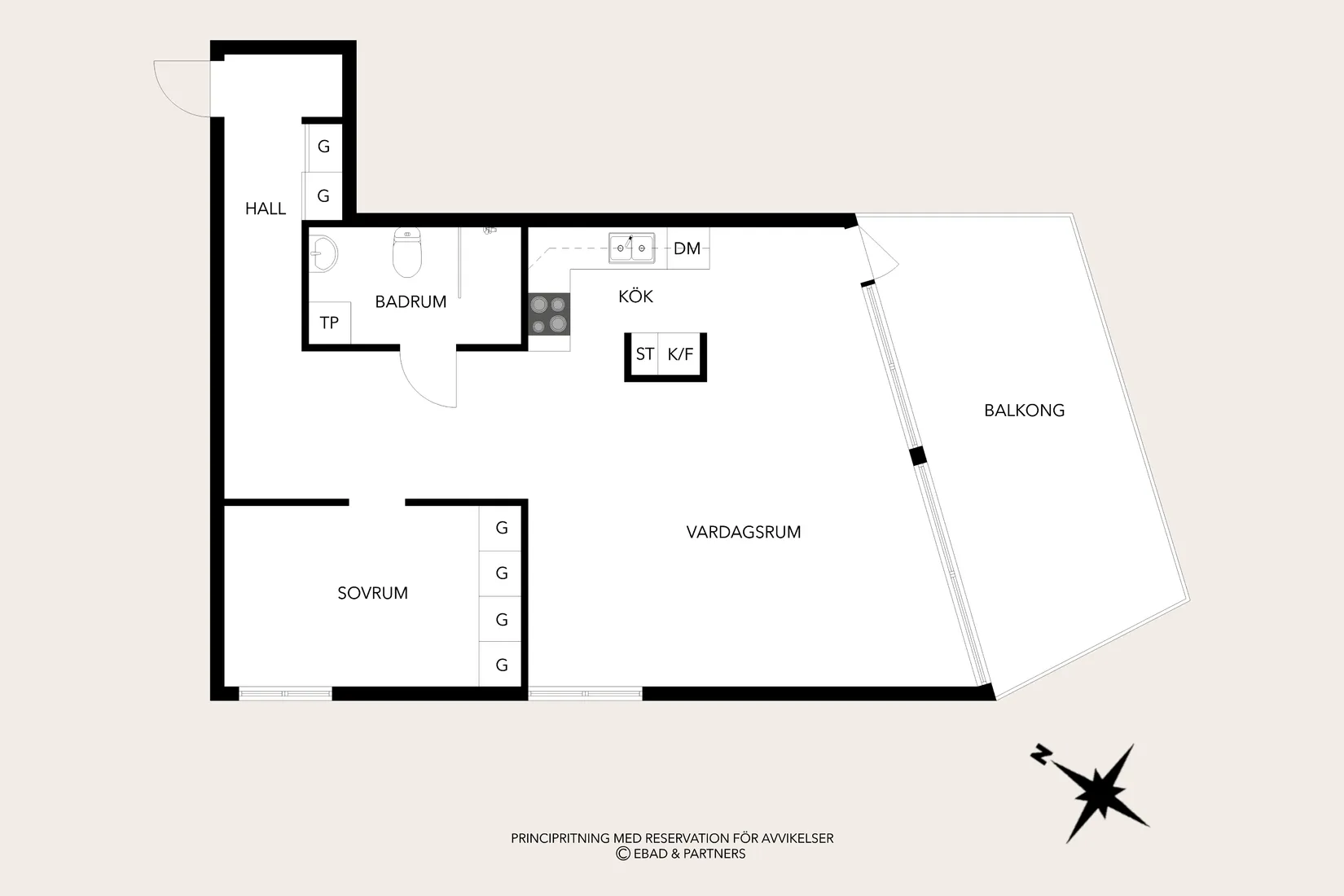 Bostadsrätt, Lindholmsallén 59, Lindholmen, Göteborg