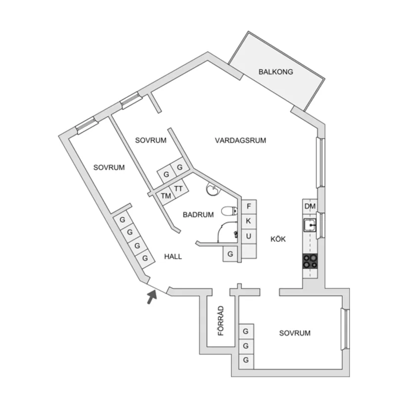 Bostadsrätt, Margretedalsvägen 9, Frönäsområdet, Gnesta