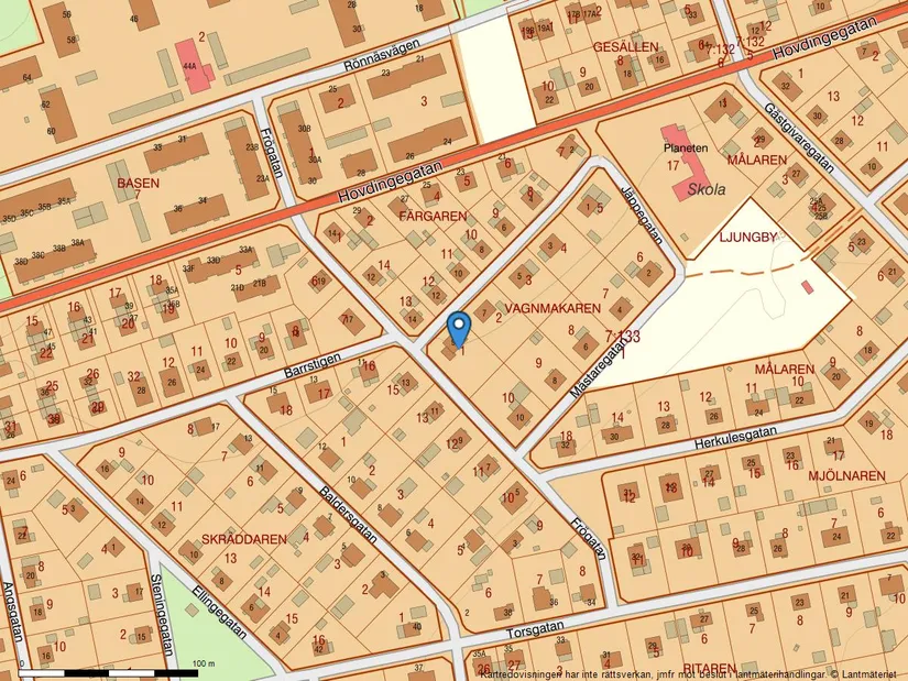 Villa, Barrstigen 9, Stensberg, Ljungby