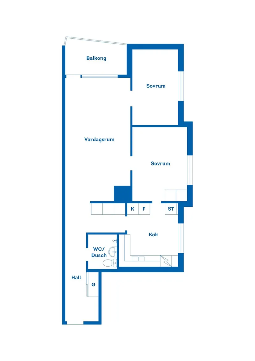 Bostadsrätt, Kyrkogatan 9A, Trossö, Karlskrona