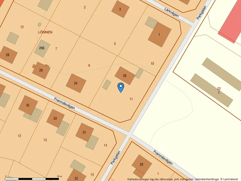 Villa, Parkgatan 28, Hälletorp/Bondsjöstaden, Härnösand