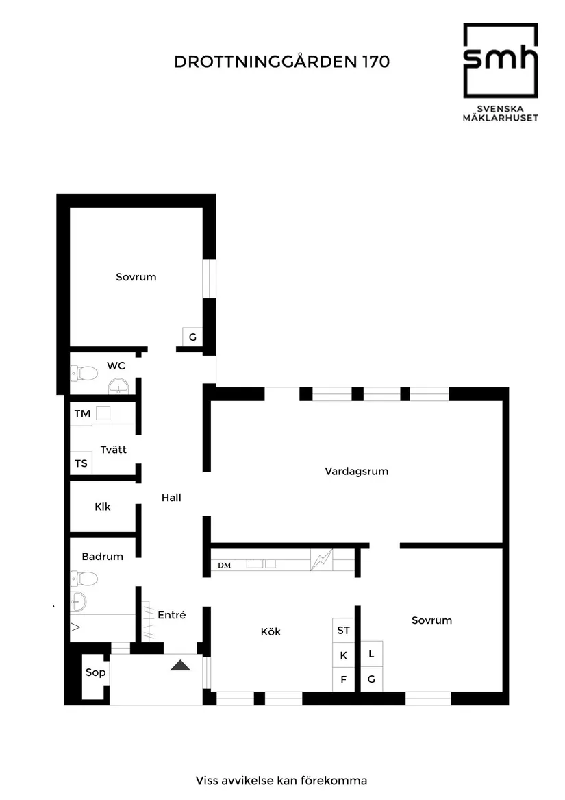 Bostadsrätt, Drottninggården 170, Drottningen, Landskrona