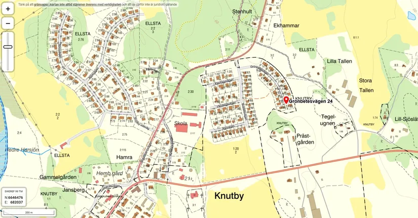 Villa, Grönbetesvägen 24, Knutby, Uppsala