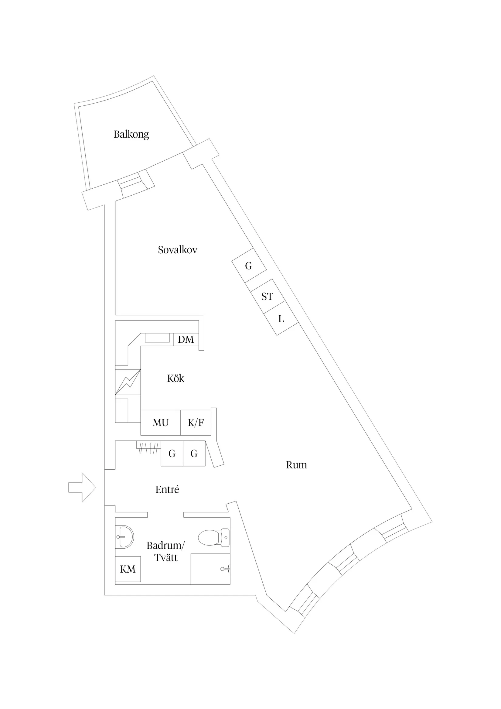 Bostadsrätt, Thorells gata 8, Övre Vasastaden, Linköping