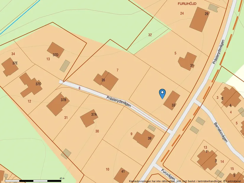 Villa, Prästerydsvägen 33, Prästeryd, Alingsås