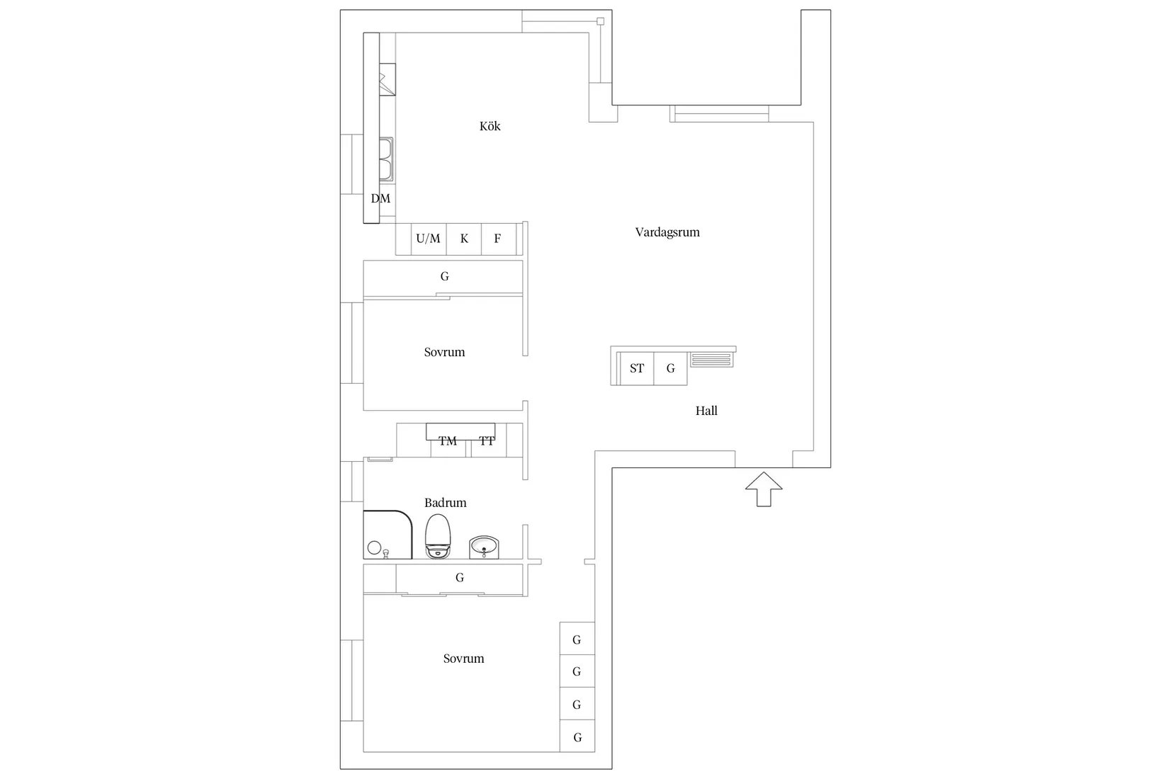 Bostadsrätt, Hjalmar Forsbergs gata 2, Tågaborg, Helsingborg
