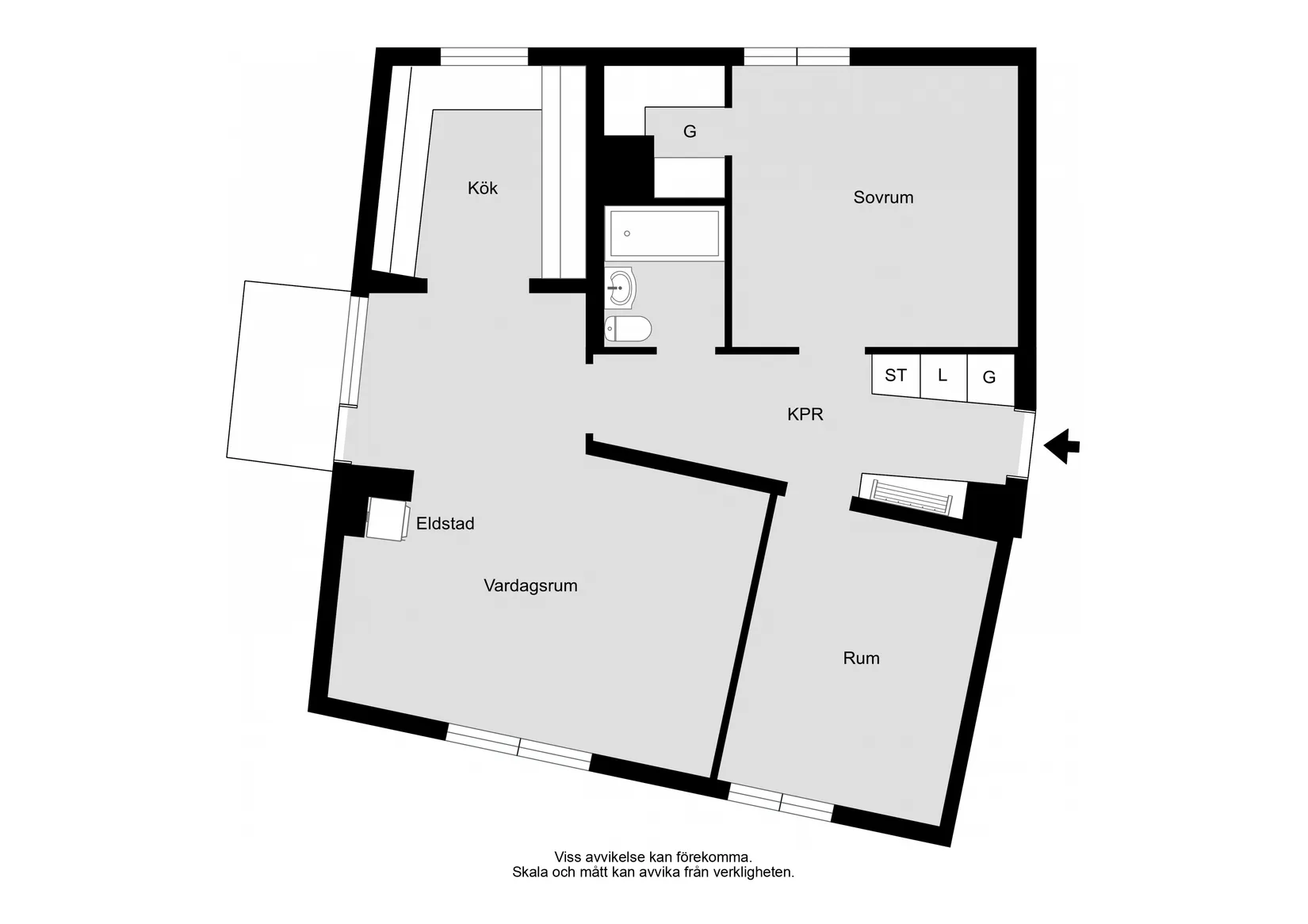 Bostadsrätt, Tiundagatan 55, Luthagen, Uppsala