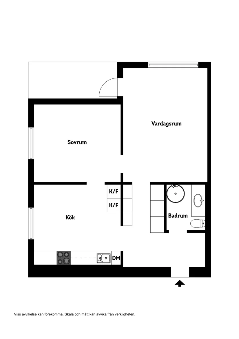Bostadsrätt, Villagatan 61C, Centralt, Örnsköldsvik