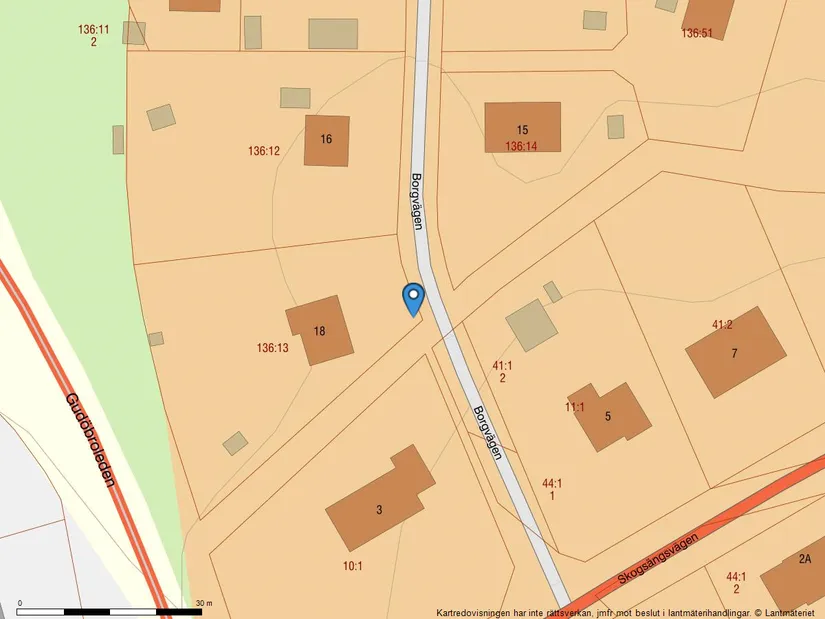 Villa, Borgvägen 18, Trollbäcken, Tyresö