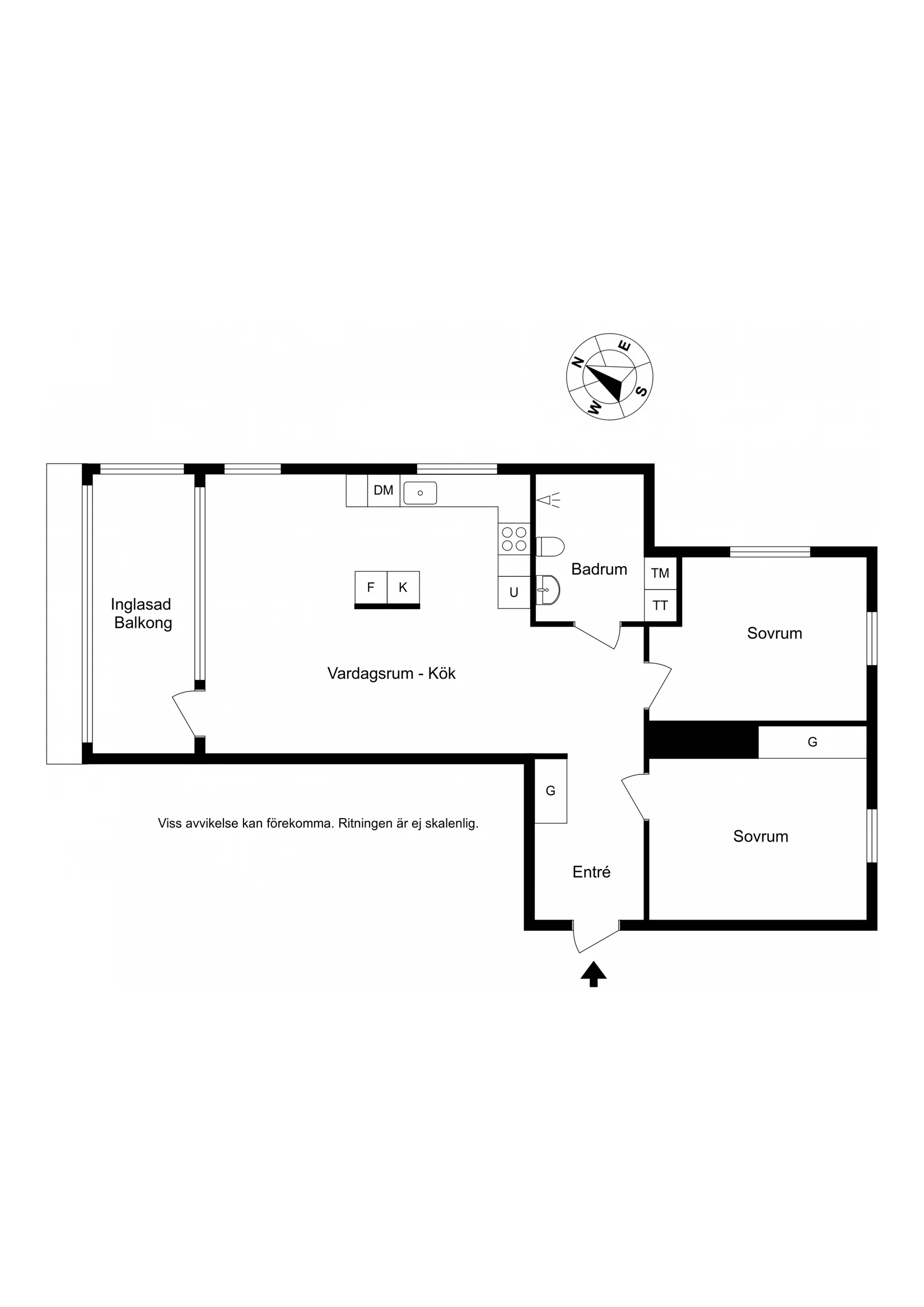 Bostadsrätt, Klumbergsvägen 2, Centrum, Varberg