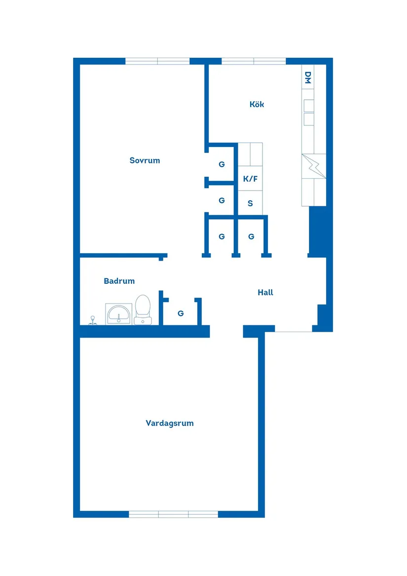 Bostadsrätt, Klockaregatan 10B, Osby - Centralt, Osby