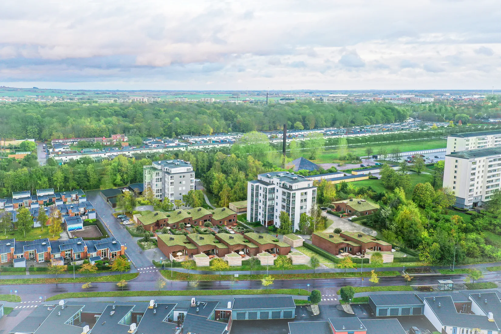 Villa, Radhus, Klättermusgården 30, Västra Fäladen, Landskrona