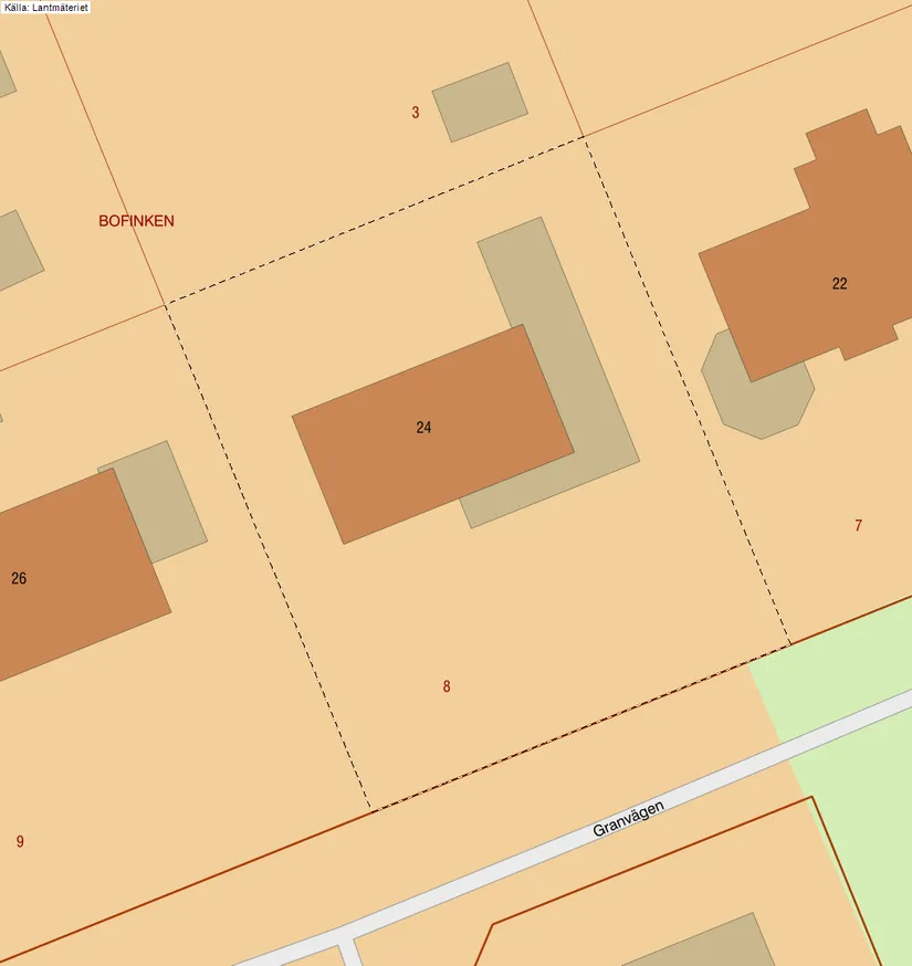 Villa, Granvägen 24, Vindeln