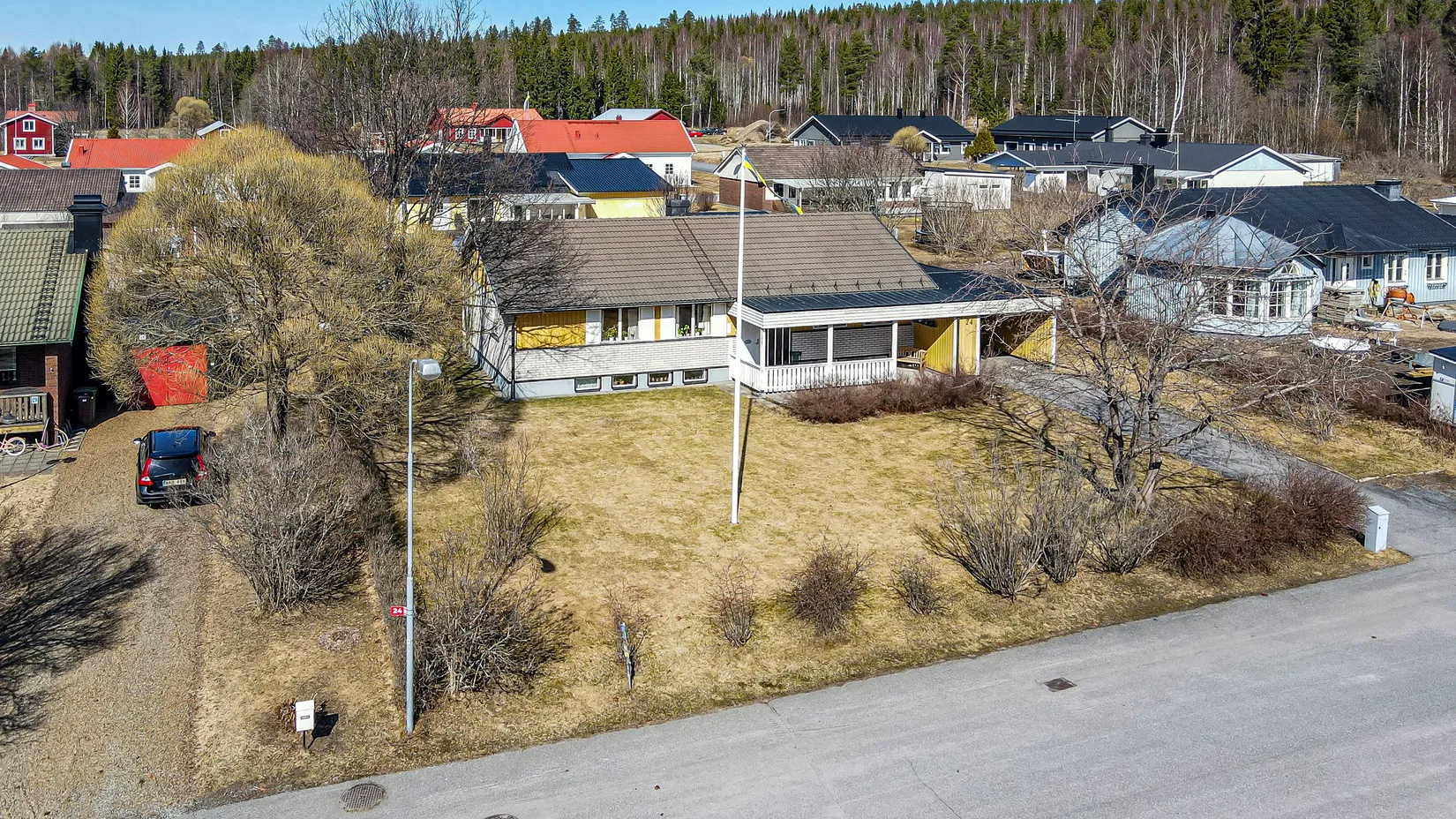 Villa, Granvägen 24, Vindeln