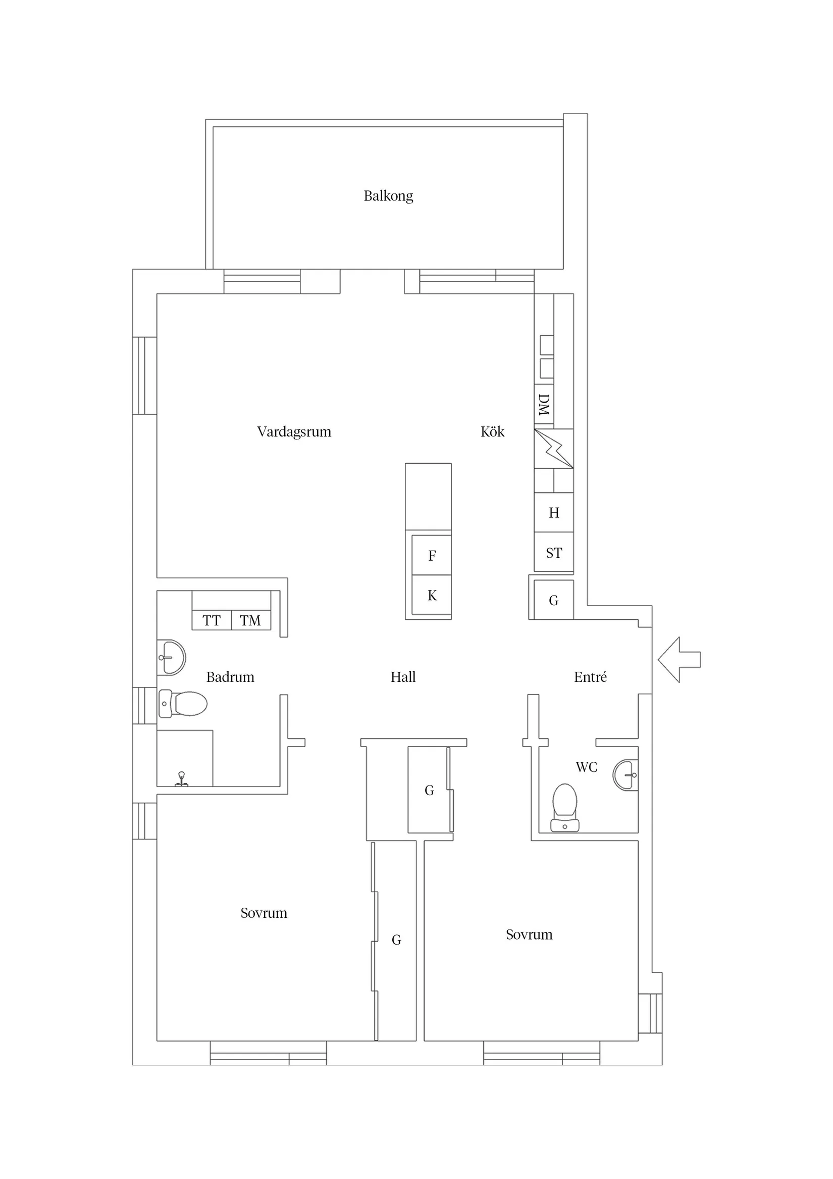 Bostadsrätt, Rosengrens gata 3B, Limhamns Sjöstad, Malmö