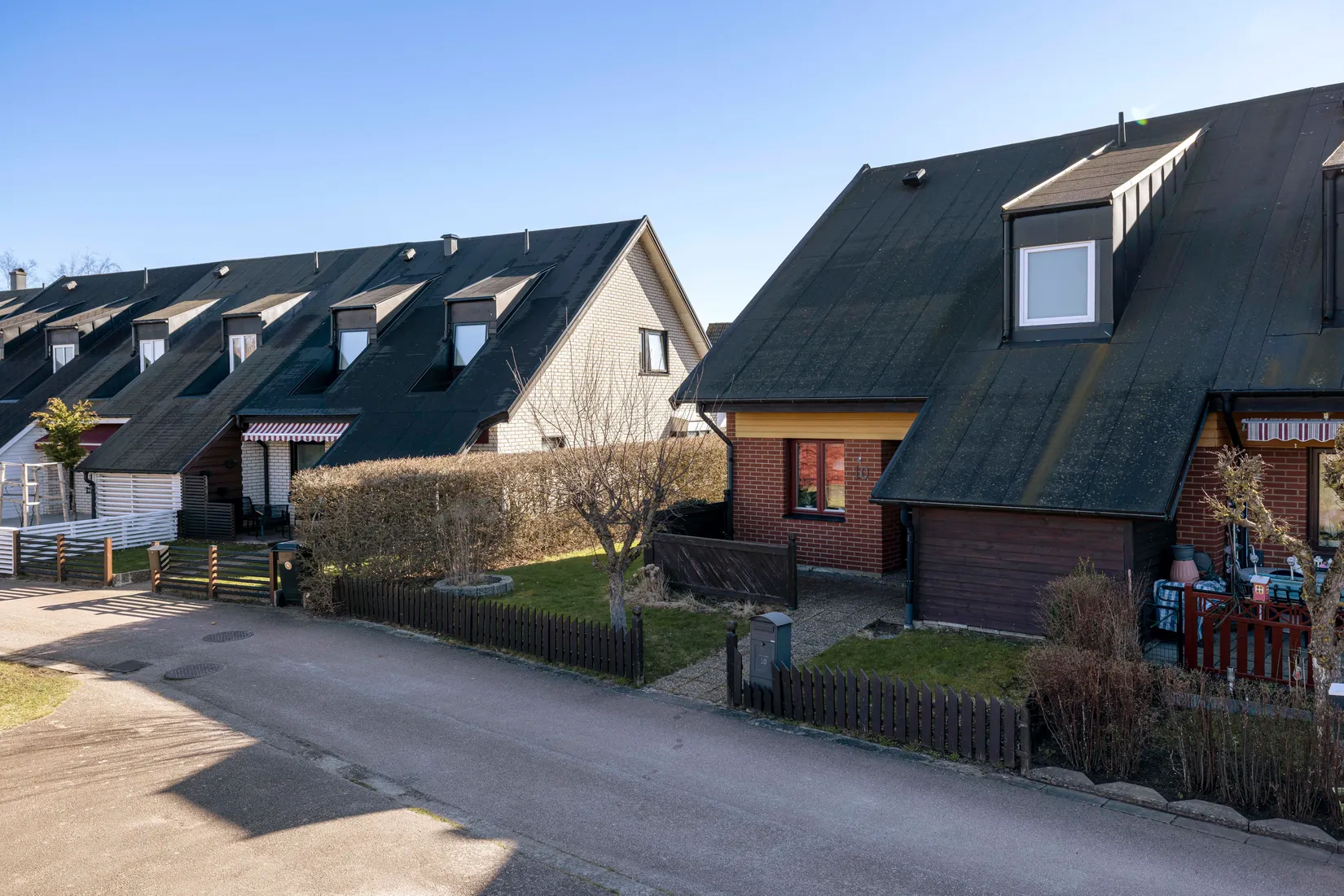 Radhus, Klackens Kortgränd 10, Fyllinge, Halmstad