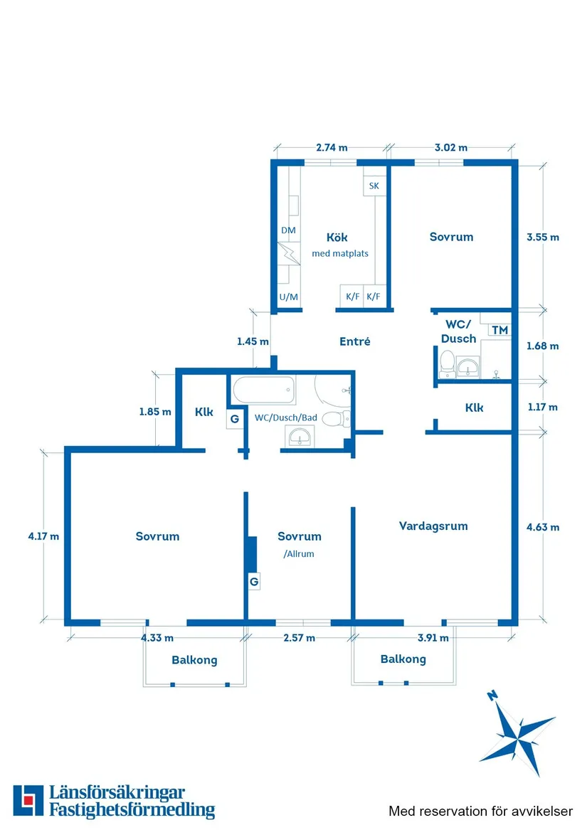 Bostadsrätt, Skänningegatan 27A, 2 vån, Centralt, Vadstena