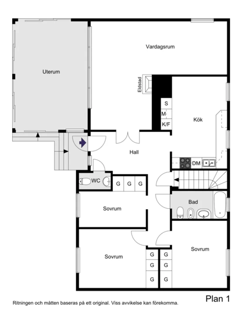 Villa, Krokvägen 8, Kulltorp, Kristianstad